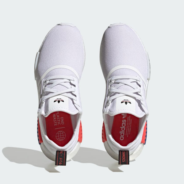 Adidas nmd r1 online white & red shoes