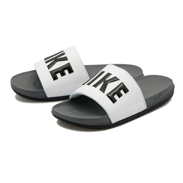 ★Nike★ Offcourt M Dark Grey White Black BQ4639001 Men's Nike Offcourt Slide Dark Grey/Black-White Size 14