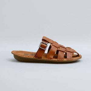 AMALFI LEATHER-COGNAC BROWN