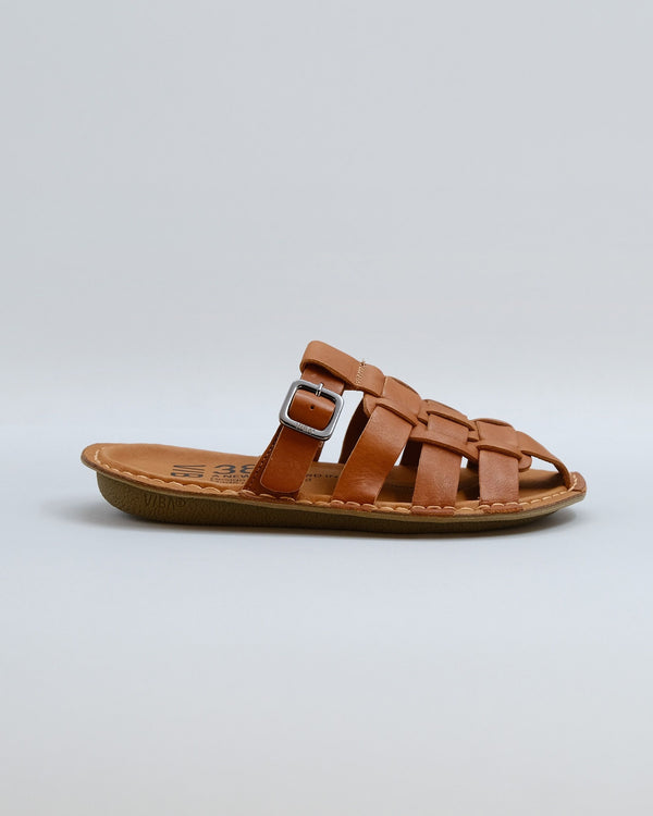 AMALFI LEATHER-COGNAC BROWN