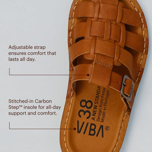AMALFI LEATHER-COGNAC BROWN
