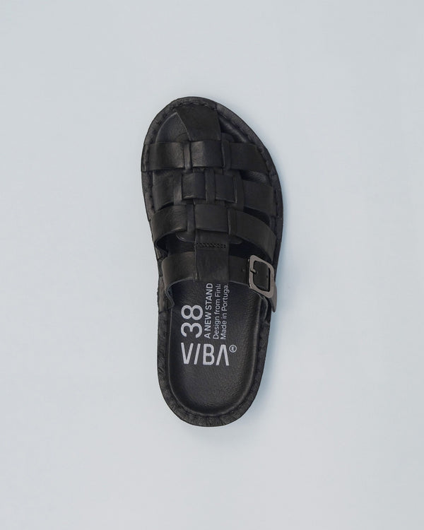 AMALFI LEATHER-PRETO BLACK