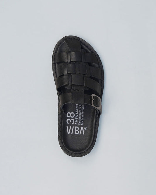 AMALFI LEATHER-PRETO BLACK