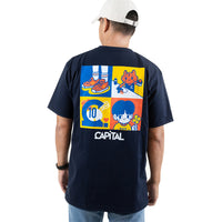 CAPXRAK-BLU - CAPITAL X RAKI GRID TEE