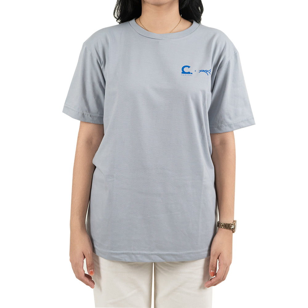 CAPXRAK-GRY - CAPITAL X RAKI 10 COLLAGE TEE