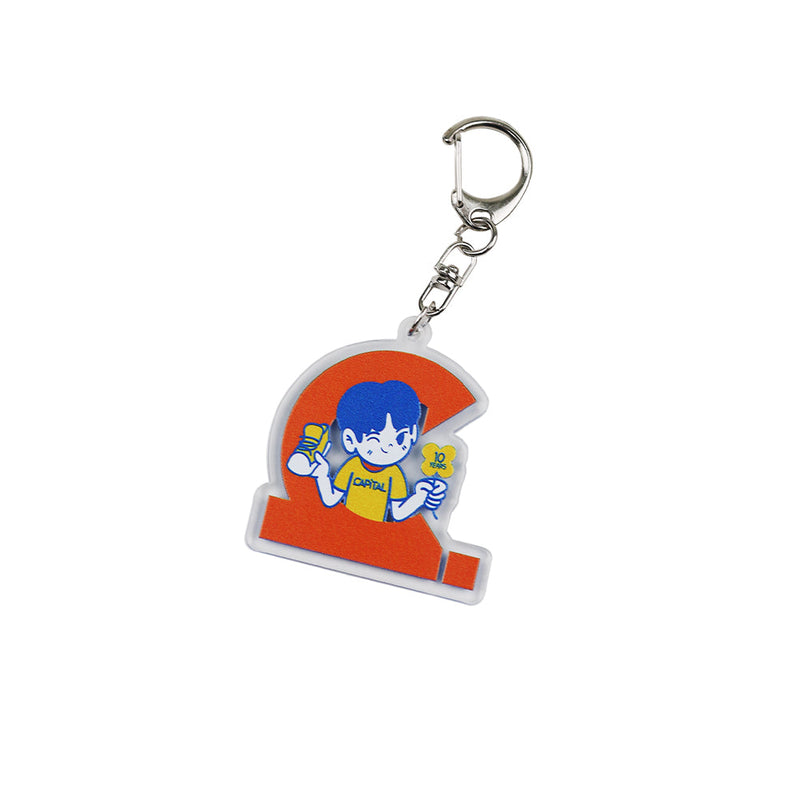 CAPXRAKATC-GWP - CAPITAL X RAKI AT C KEYCHAIN