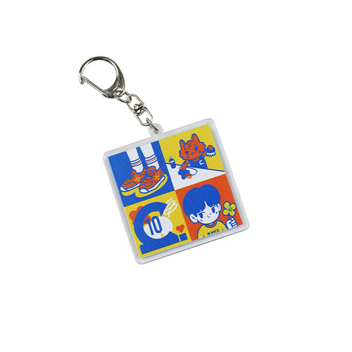 CAPXRAKGRD-GWP - CAPITAL X RAKI GRID KEYCHAIN