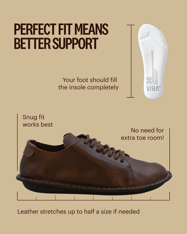 LISBOA LEATHER-COCOA BROWN
