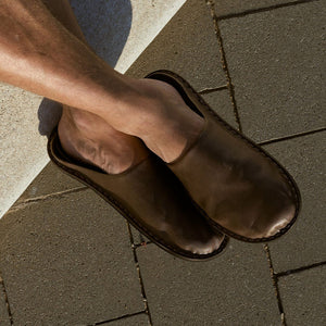 ROMA LEATHER-COCOA BROWN