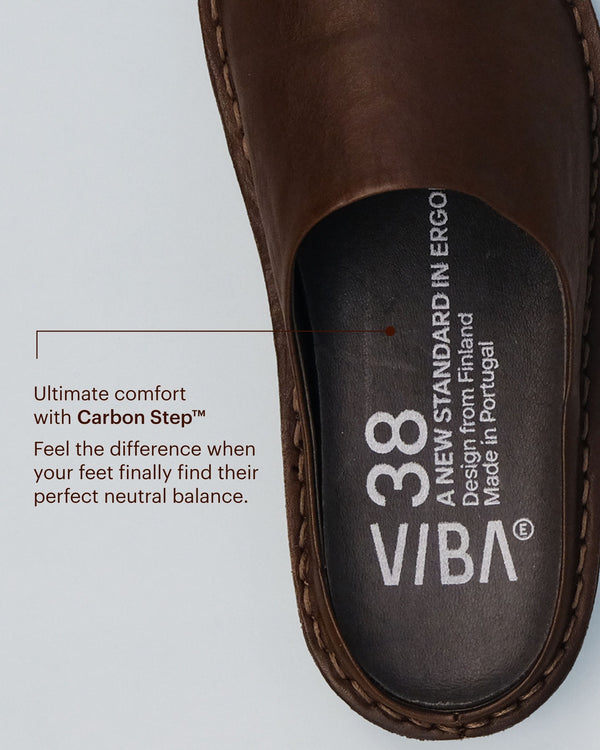 ROMA LEATHER-COCOA BROWN