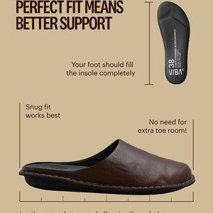 ROMA LEATHER-COCOA BROWN