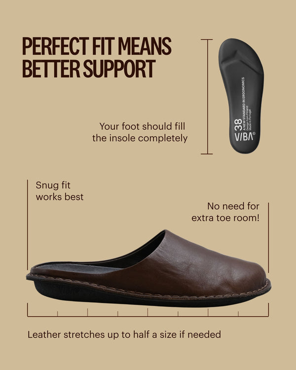 ROMA LEATHER-COCOA BROWN