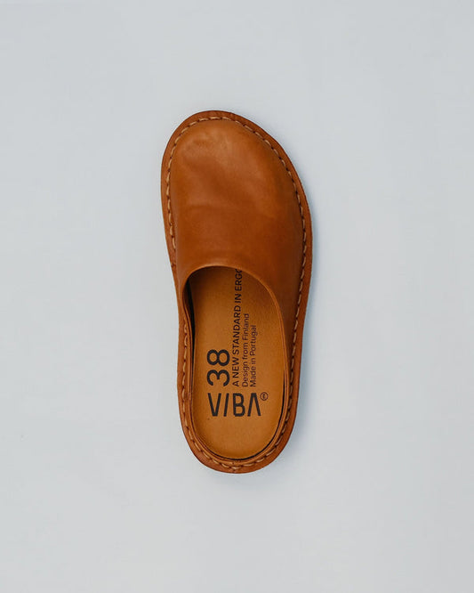 ROMA LEATHER-COGNAC BROWN