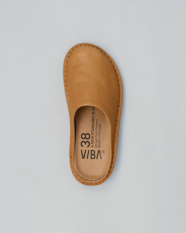 ROMA LEATHER-FAWN TAN