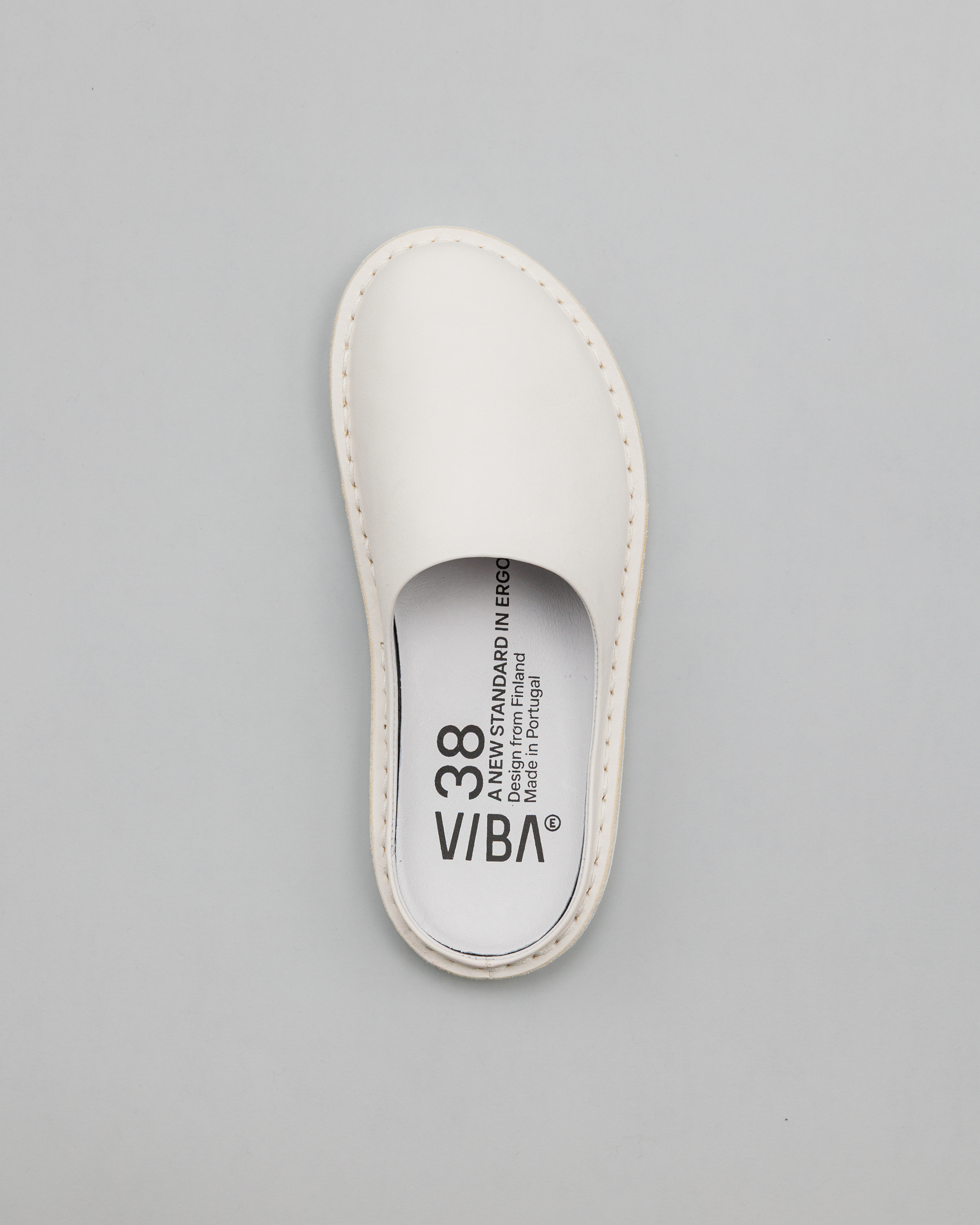 ROMA LEATHER-BONE WHITE