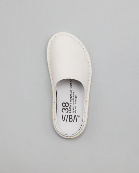 ROMA LEATHER-BONE WHITE
