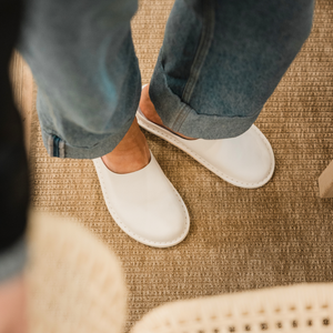 ROMA LEATHER-BONE WHITE