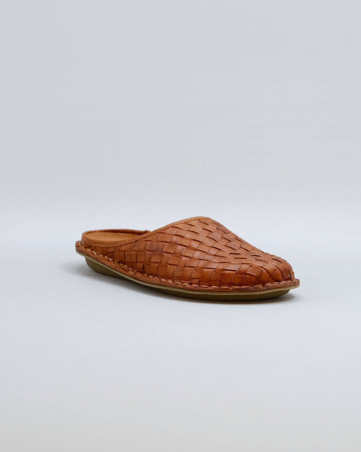 ROMAWLCGBG - ROMA WOVEN LTHR-COGNAC BROWN