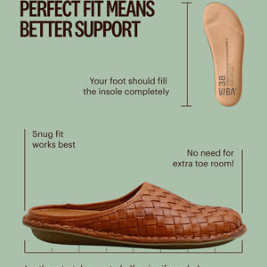 ROMA WOVEN LTHR-COGNAC BROWN
