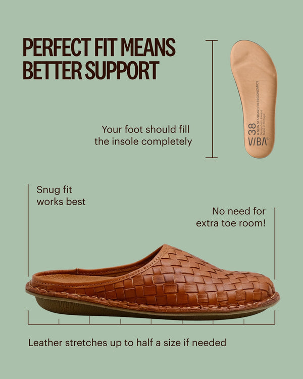 ROMA WOVEN LTHR-COGNAC BROWN