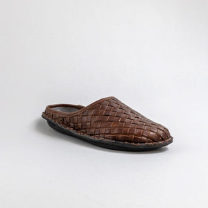 ROMAWLCOBB - ROMA WOVEN LTHR-COCOA BROWN