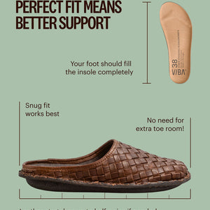 ROMA WOVEN LTHR-COCOA BROWN