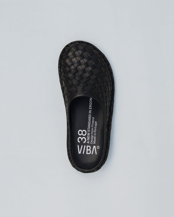 ROMA WOVEN LTHR-PRETO BLACK