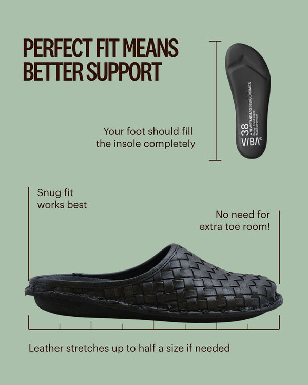 ROMA WOVEN LTHR-PRETO BLACK