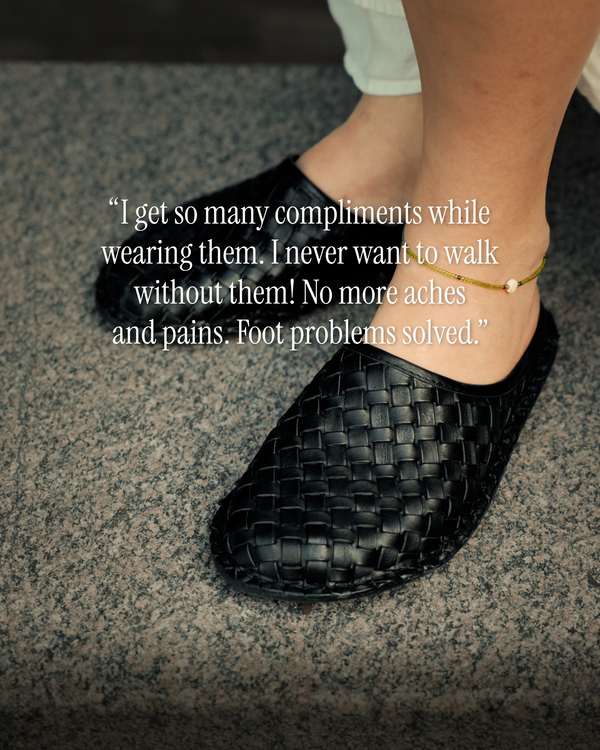 ROMA WOVEN LTHR-PRETO BLACK