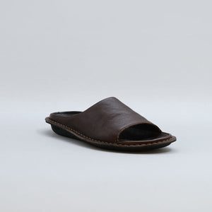 SAINT TROPEZ LTHR-COCOA BROWN