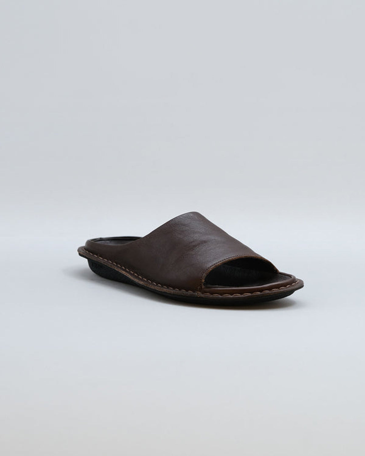 SAINT TROPEZ LTHR-COCOA BROWN