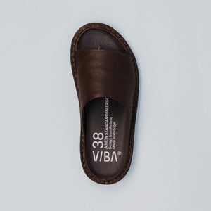 SAINT TROPEZ LTHR-COCOA BROWN