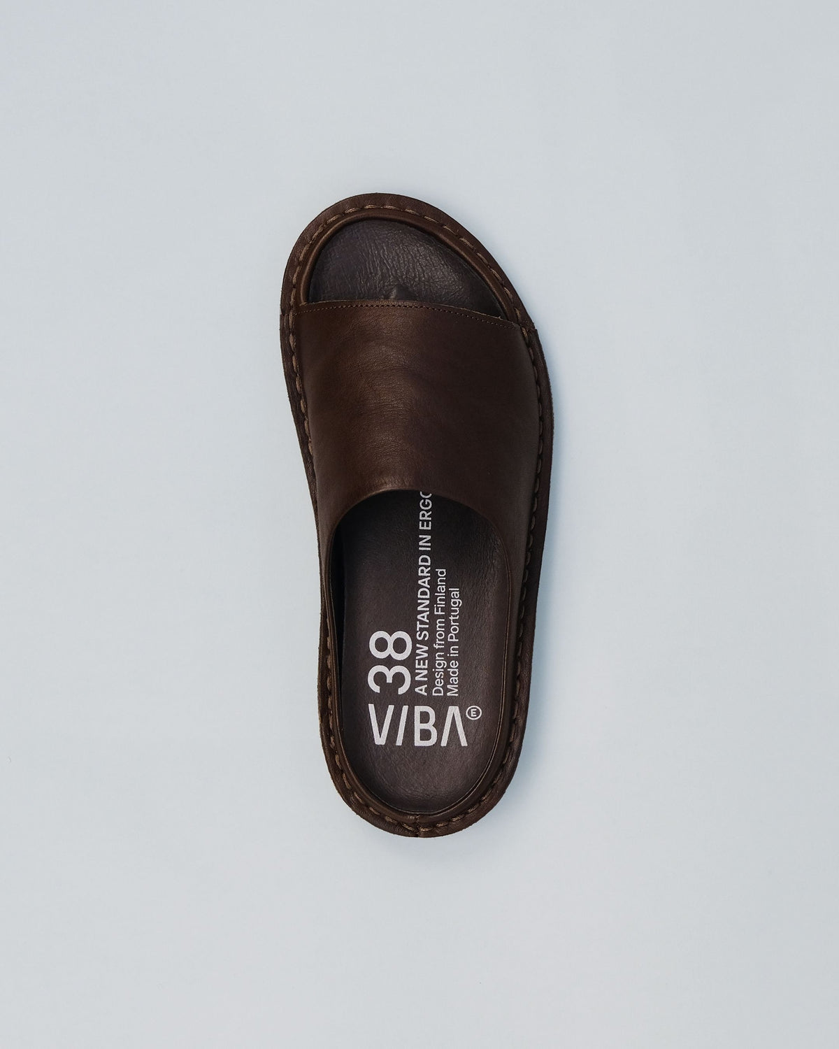 SAINT TROPEZ LTHR-COCOA BROWN