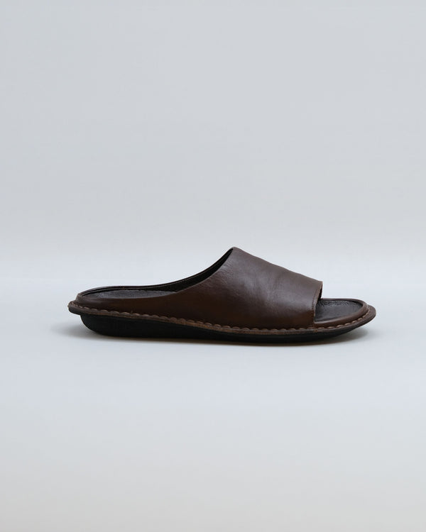 SAINT TROPEZ LTHR-COCOA BROWN
