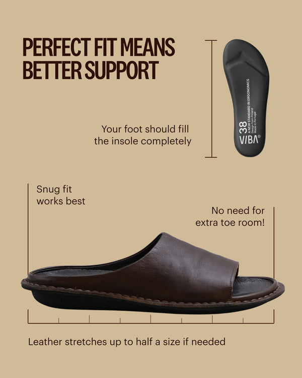 SAINT TROPEZ LTHR-COCOA BROWN