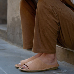 SAINT TROPEZ LTHR-FAWN TAN