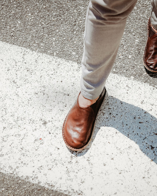 ZUMA LEATHER-COCOA BROWN