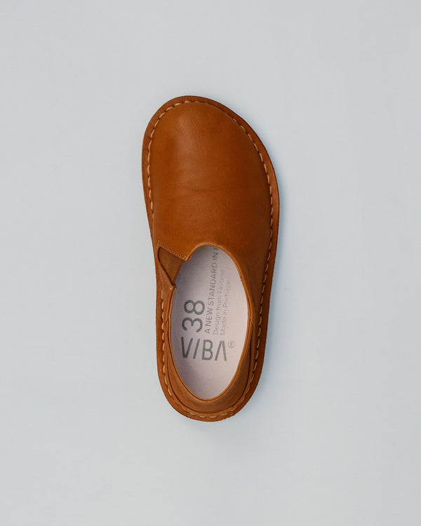 ZUMA LEATHER-COGNAC BROWN
