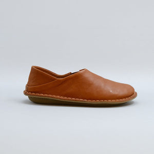 ZUMA LEATHER-COGNAC BROWN