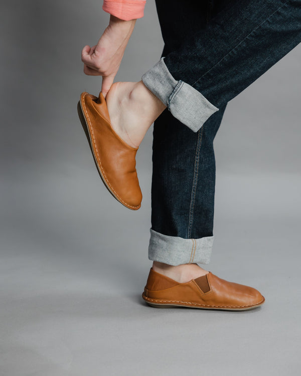 ZUMA LEATHER-COGNAC BROWN