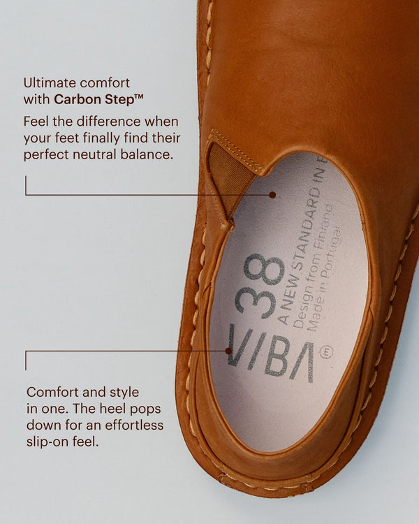 ZUMA LEATHER-COGNAC BROWN