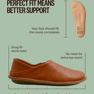 ZUMA LEATHER-COGNAC BROWN